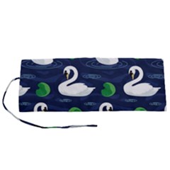 Swan Pattern Elegant Design Roll Up Canvas Pencil Holder (s) by Vaneshart