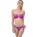 Stained Glass Love Heart Twist Bandeau Bikini Set View1