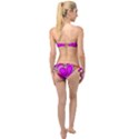 Stained Glass Love Heart Twist Bandeau Bikini Set View2