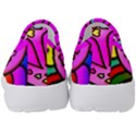 Stained Glass Love Heart Kids  Slip On Sneakers View4