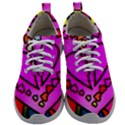 Stained Glass Love Heart Mens Athletic Shoes View1