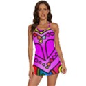 Stained Glass Love Heart 2-in-1 Flare Activity Dress View1