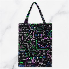 Math-linear-mathematics-education-circle-background Classic Tote Bag by Vaneshart