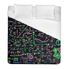 Math-linear-mathematics-education-circle-background Duvet Cover (full/ Double Size) by Vaneshart