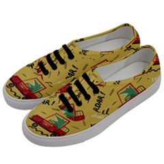 Childish-seamless-pattern-with-dino-driver Men s Classic Low Top Sneakers by Vaneshart