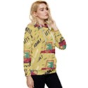 Childish-seamless-pattern-with-dino-driver Women s Lightweight Drawstring Hoodie View3