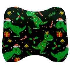 Christmas-funny-pattern Dinosaurs Velour Head Support Cushion