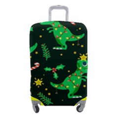 Christmas-funny-pattern Dinosaurs Luggage Cover (small) by Vaneshart