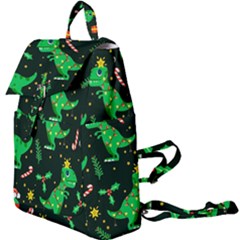 Christmas-funny-pattern Dinosaurs Buckle Everyday Backpack