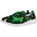 Christmas-funny-pattern Dinosaurs Men s Slip On Sneakers View2