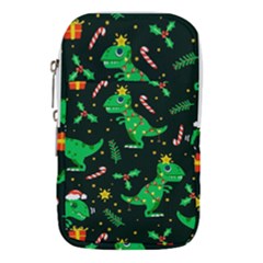 Christmas-funny-pattern Dinosaurs Waist Pouch (small)