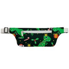 Christmas-funny-pattern Dinosaurs Active Waist Bag