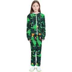 Christmas-funny-pattern Dinosaurs Kids  Tracksuit