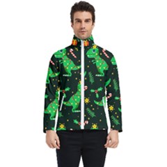 Christmas-funny-pattern Dinosaurs Men s Bomber Jacket