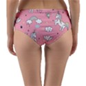 Cute-unicorn-seamless-pattern Reversible Mid-Waist Bikini Bottoms View4