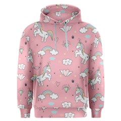 Cute-unicorn-seamless-pattern Men s Overhead Hoodie