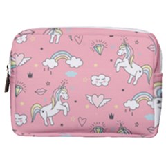 Cute-unicorn-seamless-pattern Make Up Pouch (medium)