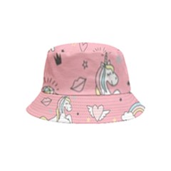 Cute-unicorn-seamless-pattern Bucket Hat (kids)