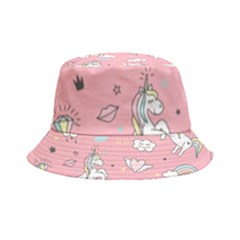 Cute-unicorn-seamless-pattern Inside Out Bucket Hat