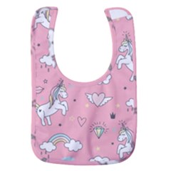 Cute-unicorn-seamless-pattern Baby Bib