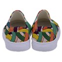 Snake Stripes Intertwined Abstract Kids  Canvas Slip Ons View4