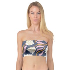 Flowers Pattern Floral Pattern Bandeau Top by Vaneshop