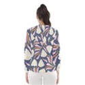 Flowers Pattern Floral Pattern Women s Hooded Windbreaker View2