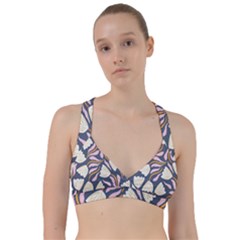 Flowers Pattern Floral Pattern Sweetheart Sports Bra by Vaneshop