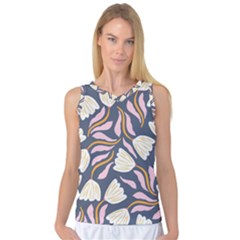 Flowers Pattern Floral Pattern Women s Basketball Tank Top by Vaneshop