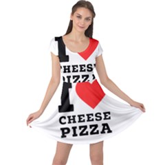 I Love Cheese Pizza Cap Sleeve Dress by ilovewhateva