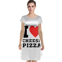 I Love Cheese Pizza Cap Sleeve Nightdress by ilovewhateva