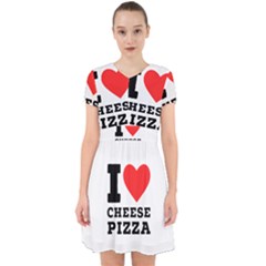 I Love Cheese Pizza Adorable In Chiffon Dress by ilovewhateva