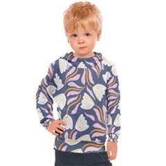 Flowers Pattern Floral Pattern Kids  Hooded Pullover by Vaneshop