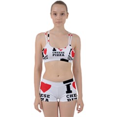 I Love Cheese Pizza Perfect Fit Gym Set by ilovewhateva