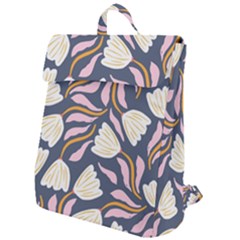 Flowers Pattern Floral Pattern Flap Top Backpack