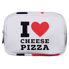 I Love Cheese Pizza Make Up Pouch (small) by ilovewhateva