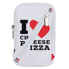 I Love Cheese Pizza Belt Pouch Bag (small) by ilovewhateva