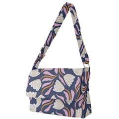 Flowers Pattern Floral Pattern Full Print Messenger Bag (l)