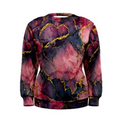 Pink Texture Resin Women s Sweatshirt by Vaneshop