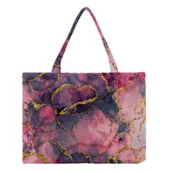 Pink Texture Resin Medium Tote Bag by Vaneshop