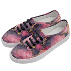 Pink Texture Resin Women s Classic Low Top Sneakers by Vaneshop