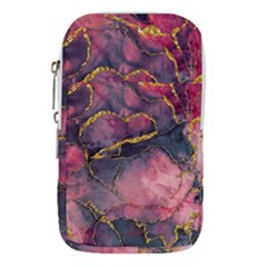 Pink Texture Resin Waist Pouch (large) by Vaneshop