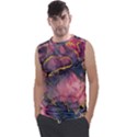 Pink Texture Resin Men s Regular Tank Top View1