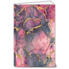 Pink Texture Resin 8  X 10  Softcover Notebook