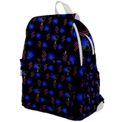 Background Pattern Graphic Top Flap Backpack