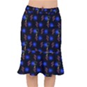 Background Pattern Graphic Short Mermaid Skirt View1