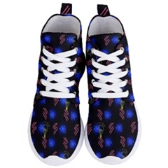 Background Pattern Graphic Women s Lightweight High Top Sneakers by Vaneshop