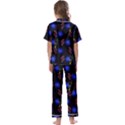 Background Pattern Graphic Kids  Satin Short Sleeve Pajamas Set View2