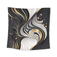 Pattern Gold Marble Square Tapestry (small) by Vaneshop