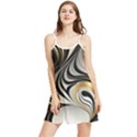 Pattern Gold Marble Summer Frill Dress View1